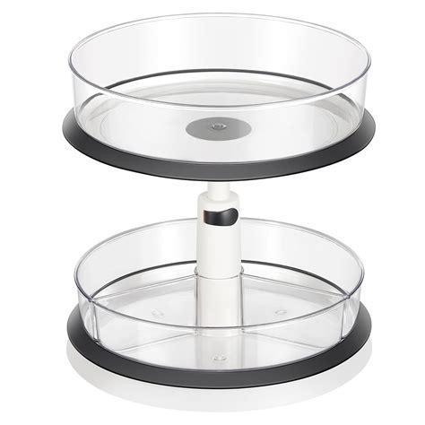 Buy Kootek 2 Tier Lazy Susan Organizer 11 Inches Height Adjustable