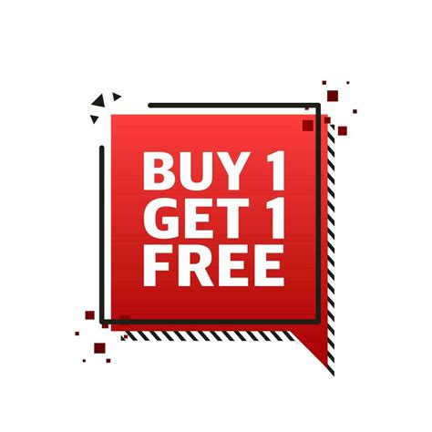 Buy Get Free Sale Tag Banner Design Template App Icon Vector