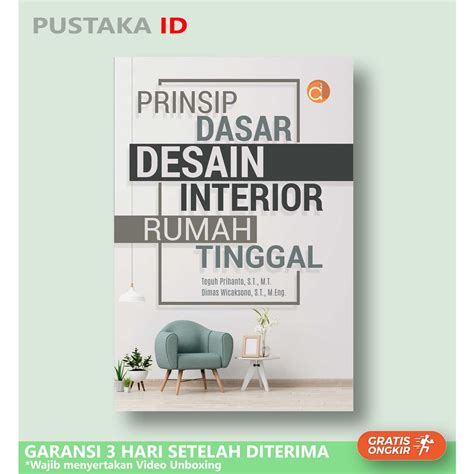 Jual Buku Prinsip Dasar Desain Interior Rumah Tinggal Original