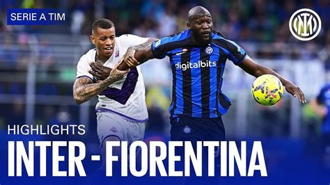 INTER 0 1 FIORENTINA HIGHLIGHTS SERIE A 22 23 YouTube