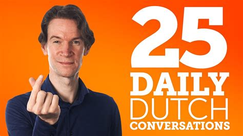 Daily Dutch Conversations Learn Basic Dutch Phrases Youtube