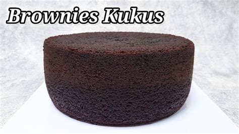 Brownies Kukus Base Cake Ulang Tahun Super Nyoklat Dan Lembut Wajib