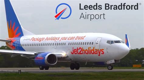 Minutes Busy Evening Plane Spotting Leeds Bradford Airport Lba