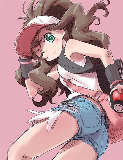 Anime Chicas Anime Pokémon Hilda Pokemon Cabello Largo Cola De