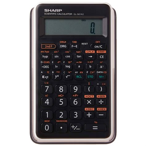 Calculadora Sharp Científica 12 Digitos EL 506TSBBW Preto Roma