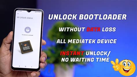 Instant Unlock Bootloader Without Data Loss On Xiaomi Mediatek Devices