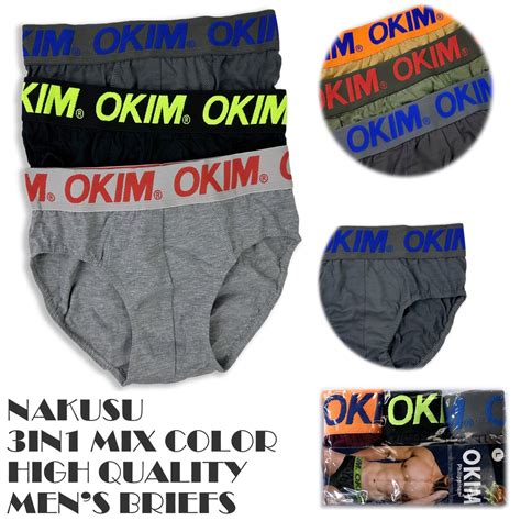 Nakusu 3In1 Classic A Men S Okim Underwear High Quality Cotton Spandex