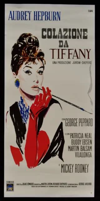 AFFICHE BREAKFAST AT Tiffanys Audrey Hepburn Blake Edwards George