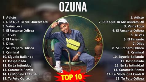 O Z U N A Mix Grandes Exitos S Music Top Urbano Reggaeton