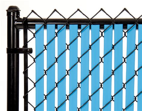 Sky Blue Ft Tube Slat For Chain Link Fence Walmart