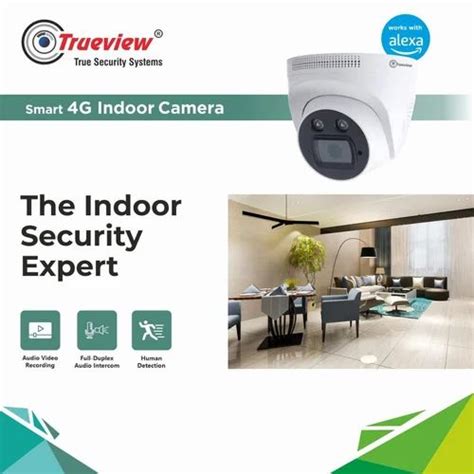 Trueview Smart Security Camera 4G 3MP Dome Camera Camera Range 20 To