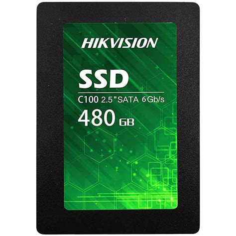 SSD Hikvision C100 480GB Sata III Leitura 550MBs e Gravação 470MBs