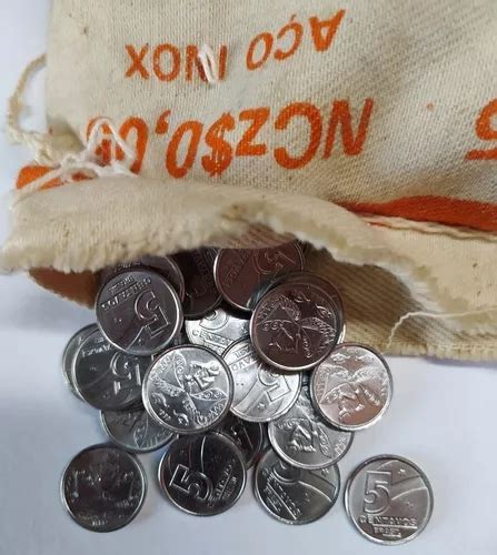 Moedas Centavos Pescador Flor De Cunho A O Inox R Em S O