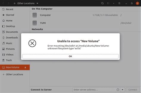 Mount exFAT USB from Linux Pendrive Linux