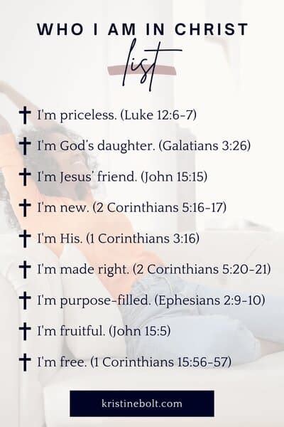 9 Important But Forgotten Traits [Who I Am In Christ List]