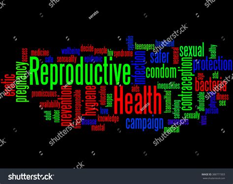 Reproductive Health Word Cloud Concept On Stock Illustration 388777303 Shutterstock