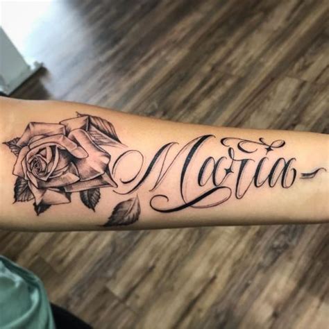 Name With Rose Tattoo Bryonalisha