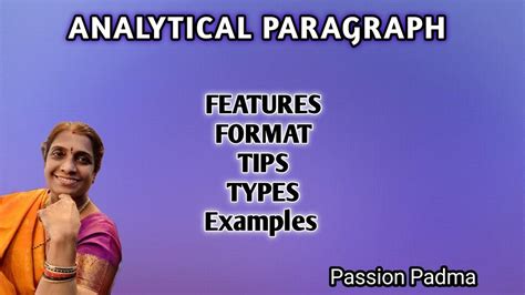 Learn Analytical Paragraph Writing Format English Grammar Cbse