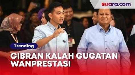 Gibran Kalah Gugatan Wanprestasi Dari Almas Tsaqibbirru Gara Gara Tak