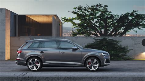 Audi Audi Q7 Car Crossover Car Full Size Car Luxury Car Suv Silver Car