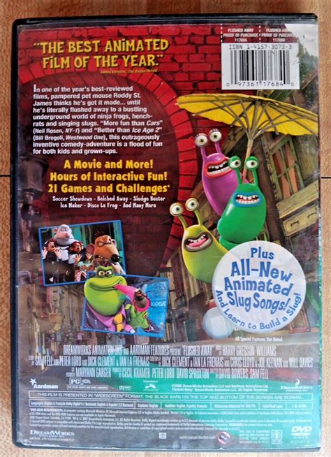 Flushed Away Widescreen Edition Dvd Very Good W Fast Shipping