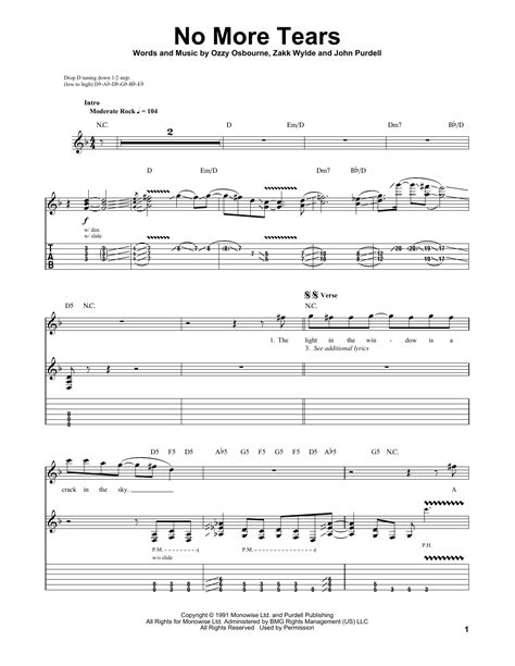 Mastering "No More Tears" On Guitar: The Ultimate Step-By-Step Guide