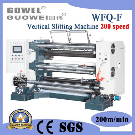 Wfq F Series Ce Approved Film Cutting And Slitting Machines China