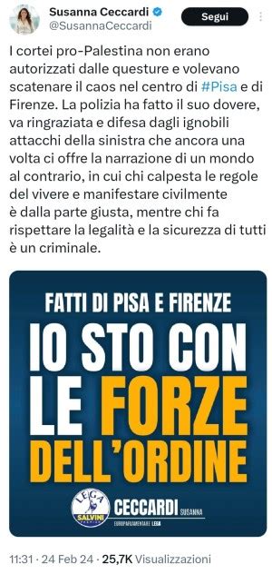 La Leghista Ceccardi Sta Von La Polizia Che Manganella I Ragazzini