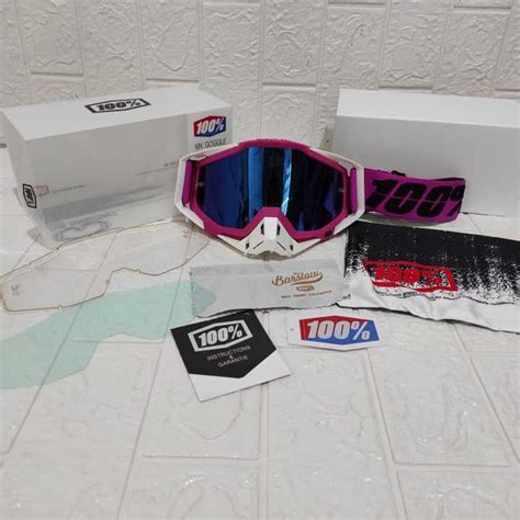 Kacamata Google Goggle 100 Percent Kacamata Motocross Google Cross