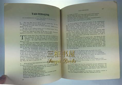 Tao Teh King An Interpretation Of Lao Tse S Book Of The Way And Of