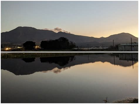 Le froid s installe dans la caldera d Aso 道の駅 阿蘇Michi no Eki Aso