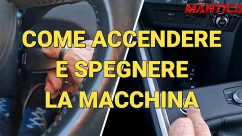 Come Accendere E Spegnere La Macchina Autoscuola Mantica YouTube