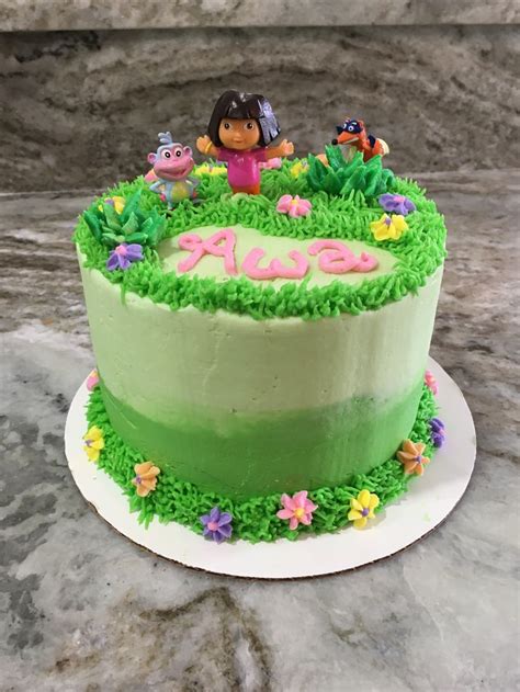 Dora the Explorer birthday cake | Cupcake cakes, Dora cake, Cake