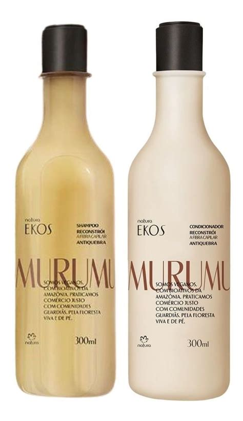 Kit Natura Ekos Shampoo condicionador Murumuru Reconstrução MercadoLivre