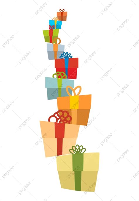 Gift Box Gifts Vector Hd Images Bunch Of Gifts Gift Box Tower