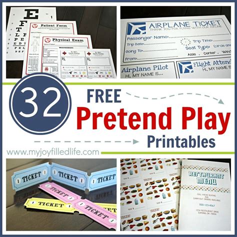 Dramatic Play Free Printables Free Printable Templates