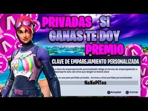 PARTIDAS PRIVADAS FORTNITE EN DIRECTO TODAS PREMIADAS DE LA TIENDA