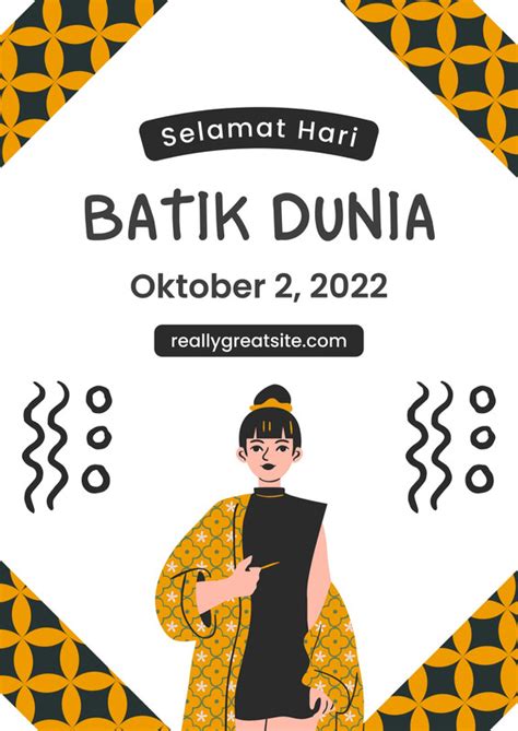 Gratis Desain Contoh Batik Canva