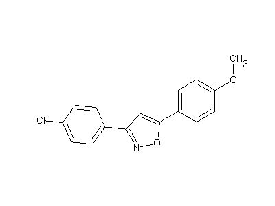 3 4 Chlorophenyl 5 4 Methoxyphenyl Isoxazole 24097 19 6