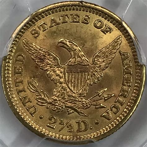 1903 2 50 Gold Liberty Head Quarter Eagle PCGS MS 63 Old Pueblo Coin