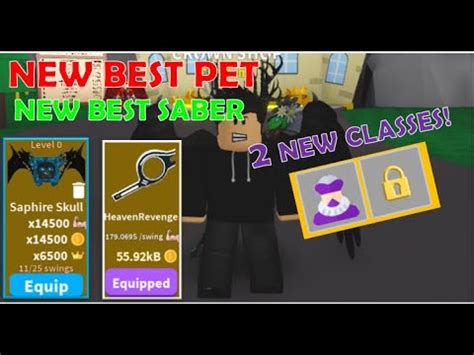 Saber Simulator New Update New Ranks And Op Pets Roblox Saber