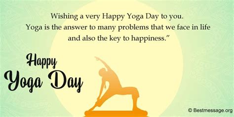 International Yoga Day Messages Yoga Quotes Wishes