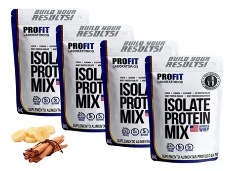 Combo X Whey Isolate Protein Mix Profit G Total Kg Sabor