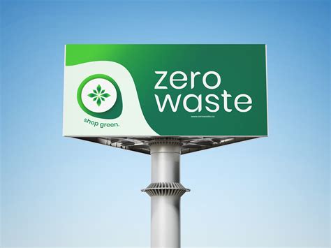 Zero Waste Logo Design on Behance