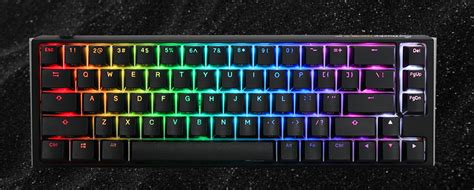 Ducky One 3 Sf 65 Silent Red Switch Black Keycaps Rgb Led Gaming