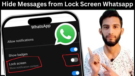 How To Hide Whatsapp Messages On Lock Screen How To Hide Whatsapp