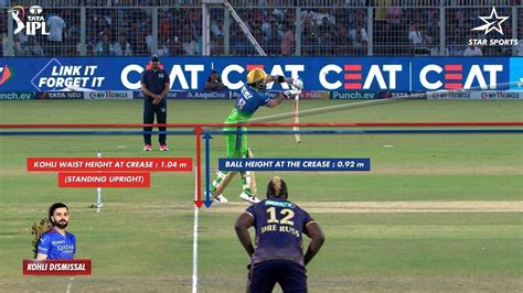 Star Sports Delivers Official Verdict On Virat Kohli No Ball Controversy During Kkr Vs Rcb Tie