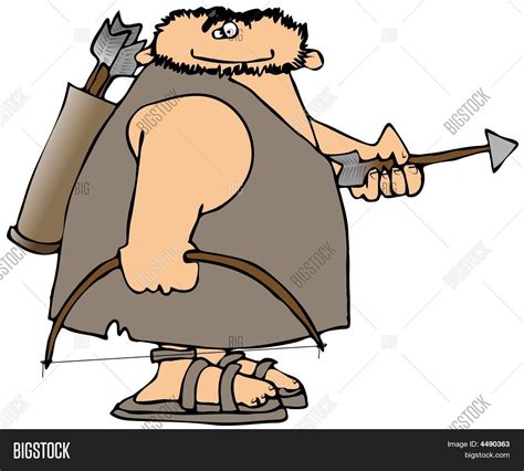 Caveman Bow Arrow Image & Photo (Free Trial) | Bigstock