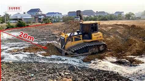 Incredible Skill Talented Operator Bulldozer SHANTUI DH17 C2 At Work In