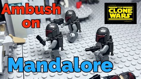 Ambush On Mandalore Lego Star Wars Stop Motion Youtube